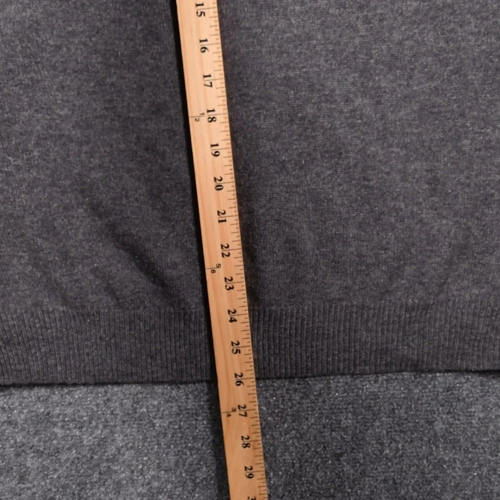 Polo Ralph Lauren Polo Sweater Mens XL Gray Lambswool Collared Long Sleeve READ